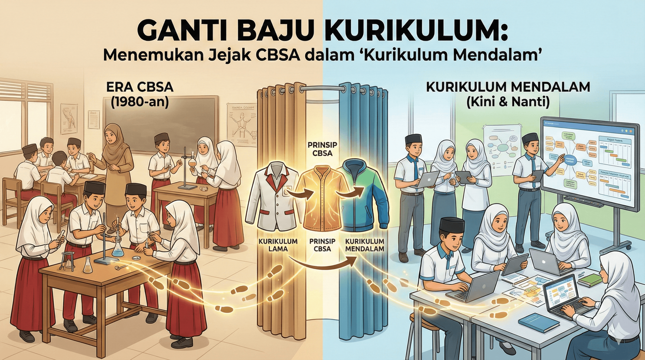 Ganti Baju Kurikulum: Menemukan Jejak CBSA dalam "Kurikulum Mendalam"